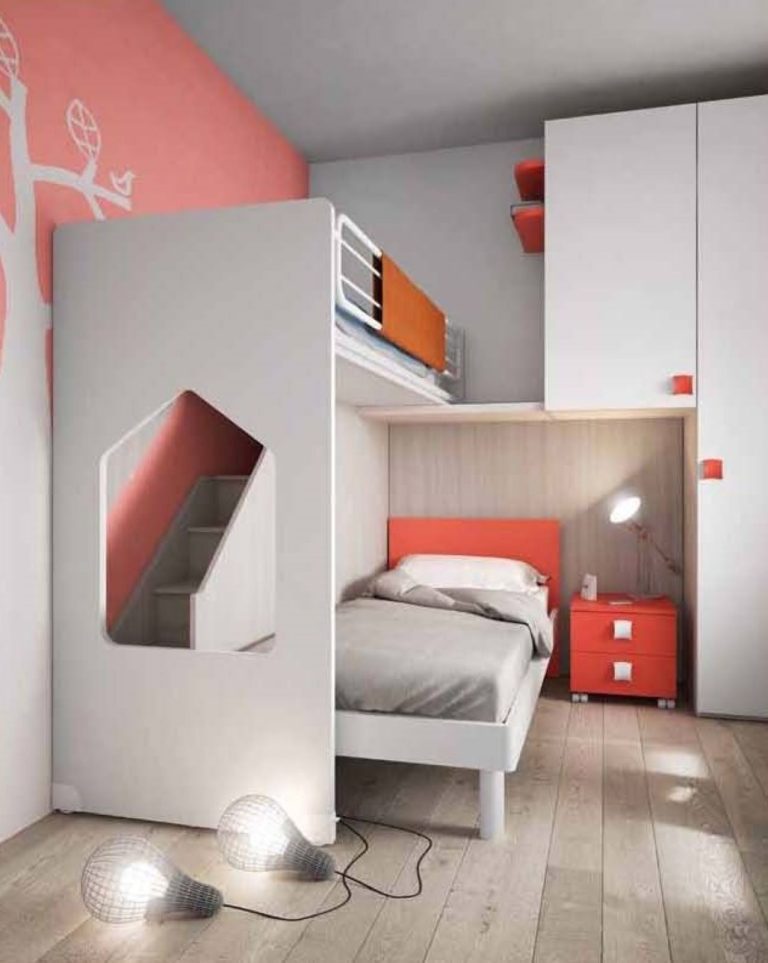 Cameretta per Bambini MISTRAL Bianco (2)