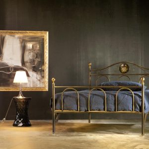 Letto In Ferro Battuto COSATTO Lavinia Ottone