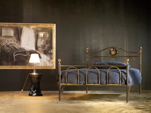 Letto In Ferro Battuto COSATTO Lavinia Ottone