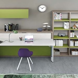 Letto a Scomparsa MIU CLEVER Laccato Lime