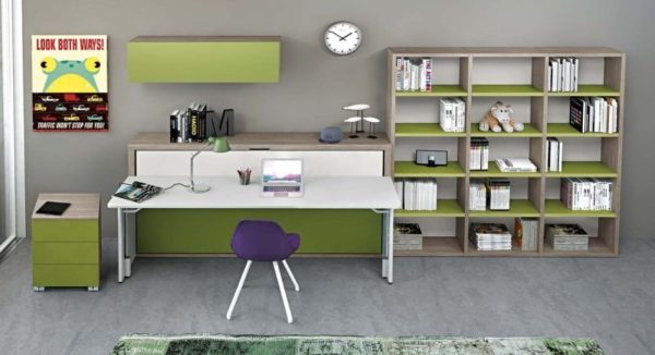 Letto a Scomparsa MIU CLEVER Laccato Lime