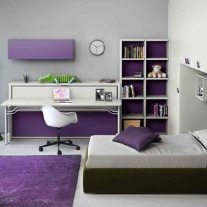 Letto a Scomparsa MIU CLEVER Laccato Mirto