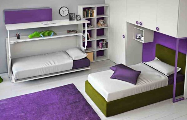Letto a Scomparsa MIU CLEVER Laccato Mirto - immagine 2