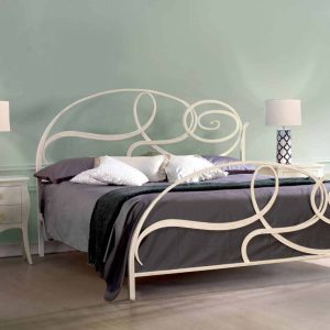 Letto In Ferro Battuto COSATTO Capriccio Bianco