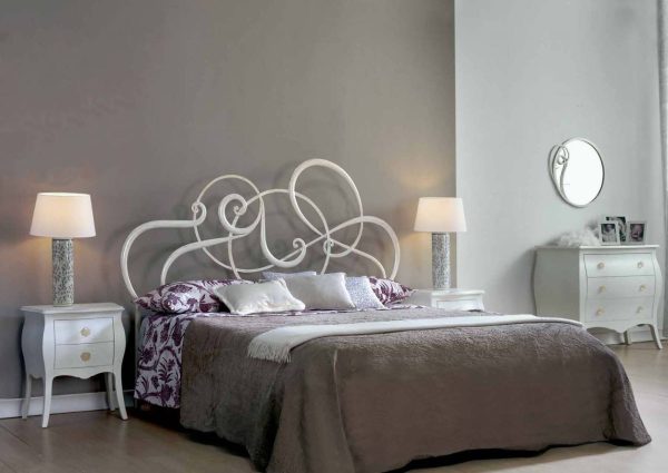 Letto In Ferro Battuto COSATTO Jazz Bianco
