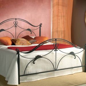 Letto In Ferro Battuto COSATTO Ottocento Grafite