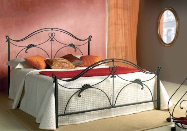 Letto In Ferro Battuto COSATTO Ottocento Grafite
