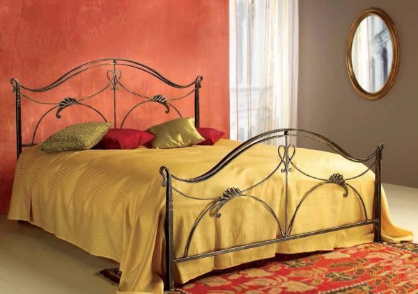 Letto In Ferro Battuto COSATTO Ottocento Nero