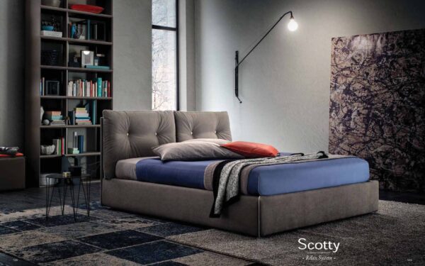 letto imbottito scotty felis