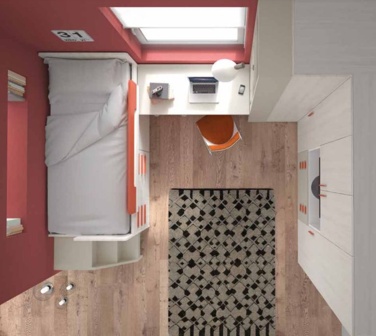 Cameretta per Bambini MISTRAL Papavero (3)