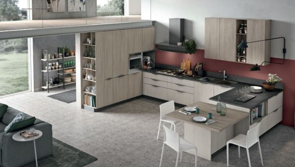 Cucina INFINITY STOSA Laccato Peltro - immagine 2