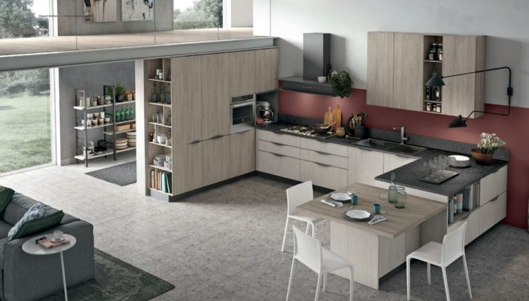 Cucina INFINITY STOSA Laccato Peltro (2)