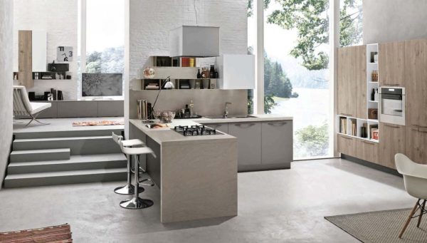 Cucina MAYA STOSA Rovere Sabbia
