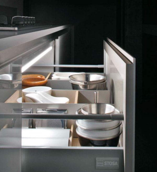 Cucina ALIANT STOSA Vetro Lucido Frost - immagine 8