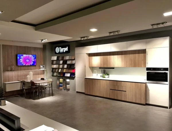 Stosa - Cucina lineare - mod. Metropolis colore. Noce Eucalipto - immagine 10