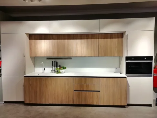Stosa - Cucina lineare - mod. Metropolis colore. Noce Eucalipto - immagine 3