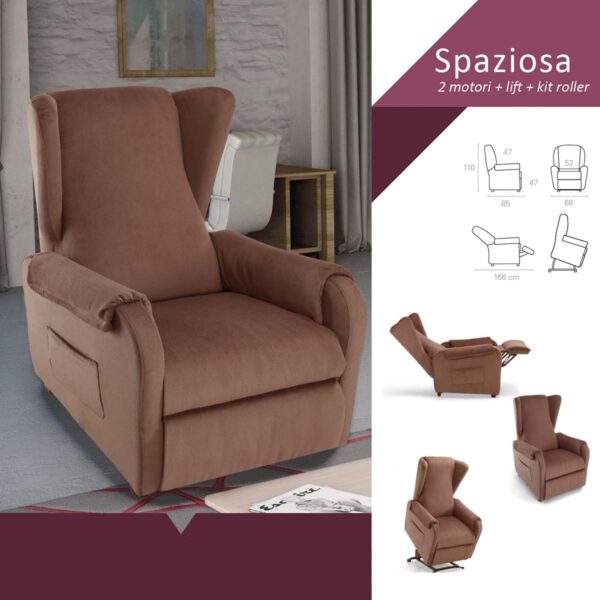 Poltrona Relax Spaziosa