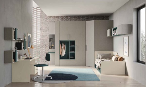Cameretta per ragazzi MISTRAL Beige