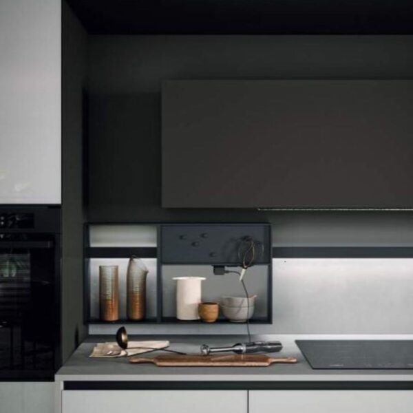 Cucina ARIA TECH FORMA 2000 Grigio Cenere Lucido - immagine 2