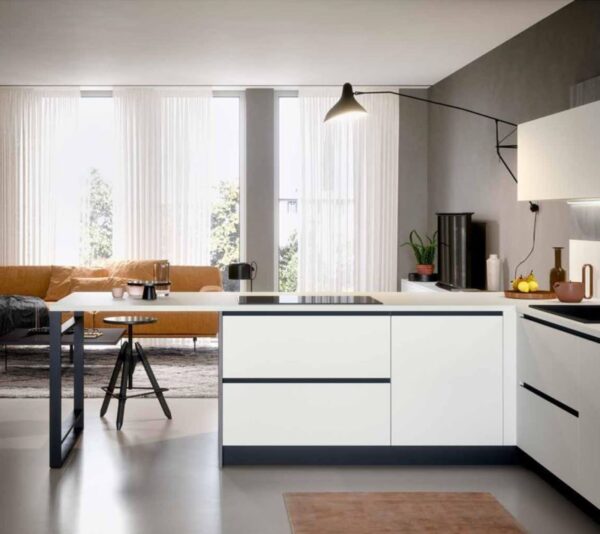 Cucina TREND MANIGLIA FORMA 2000 Nero Supermatt - immagine 3
