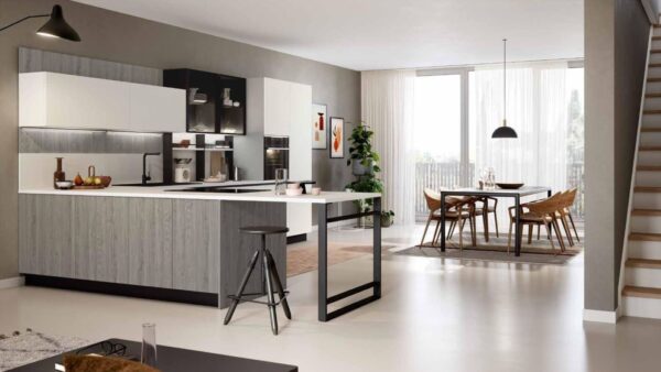 Cucina TREND MANIGLIA FORMA 2000 Nero Supermatt - immagine 4