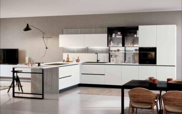 Cucina TREND MANIGLIA FORMA 2000 Nero Supermatt