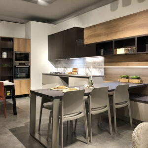 Cucina lineare Stosa Cucine Infinity Rovere Nodato