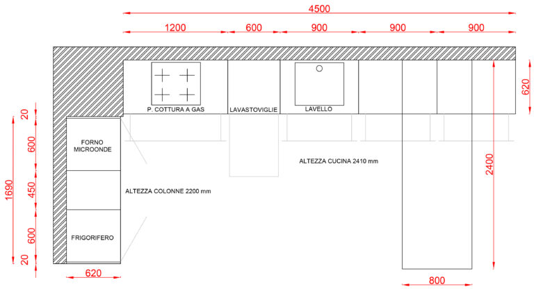 Infinity Rovere Nodato planimetria