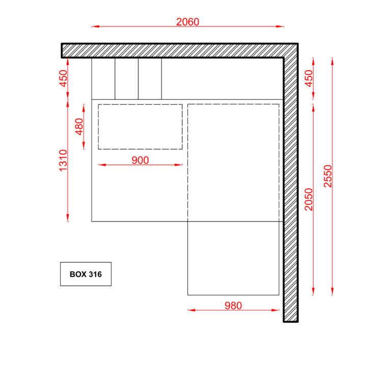 Planimetria Cameretta Arancione