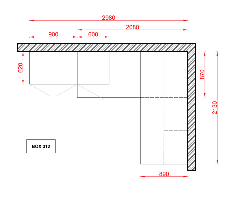 Planimetria Cameretta Blu