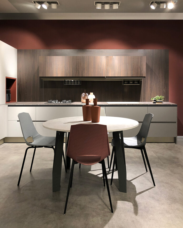 cucina dettagli rossi